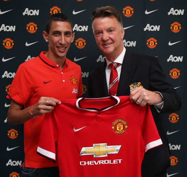 Angel Di Maria joins Man United for British record fee