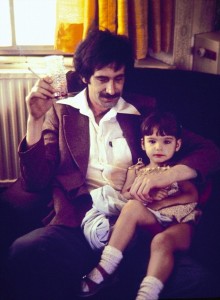 Kelly with father