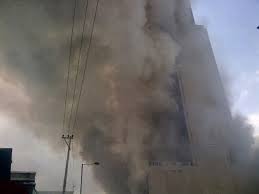 Fire guts Federal Ministry of Works building in Lagos