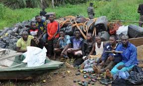 Military arrests 50 vandals, recovers 100 canoes, 3,000 jerrycans in Lagos