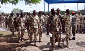 Mutiny: Army authorities place soldiers on half salary