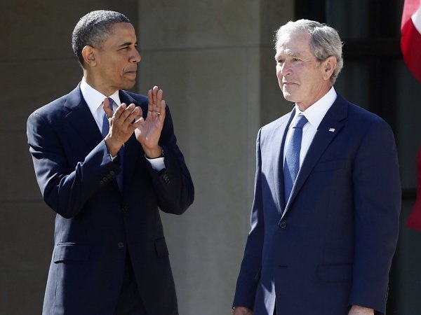 George Bush: Why  I do not criticise Obama 