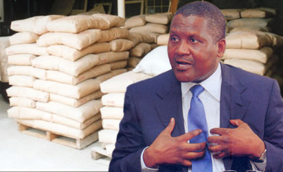 Dangote's Zambia cement factory to come on stream in 2 weeks