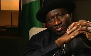 President Jonathan ensues for peace, cautions against 'negative trium