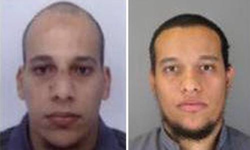 Charlie Hebdo: French police name suspects as massive manhunt continues