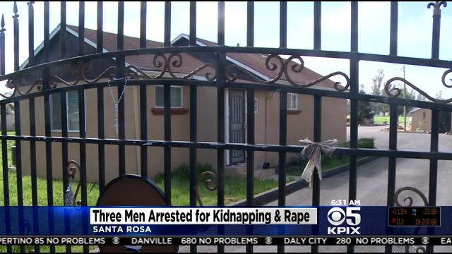 3 arrested for kidnapping, rapping woman for 2 weeks