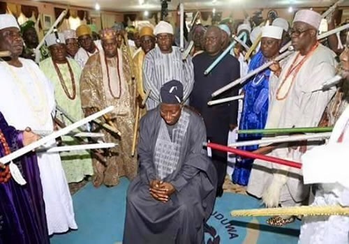 Ooni of Ife, other Obas endorse Jonathan's re-election bid