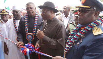 Jonathan inaugurates first military radio in West Africa