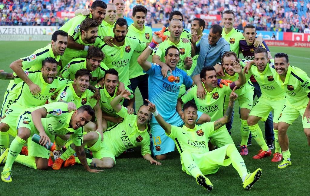 Messi scores winner vs Atletico as Barca clinches La Liga title