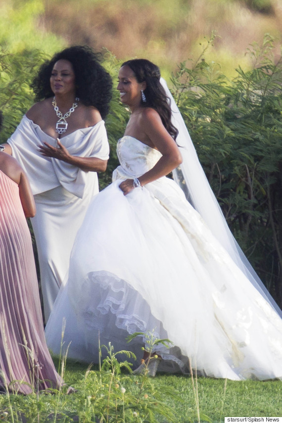Diana Ross dazzles as mother-of-the-bride at her daughter's wedding