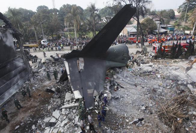 Indonesia transport plane crash: More than 100 feared dead
