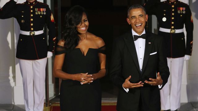 Everyone's losing their minds over Michelle Obama's amazing Vera Wang dress