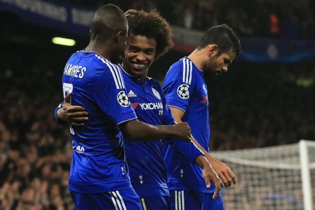 Willian heroics help Chelsea to  2-1 win against Dyanmo Kiev