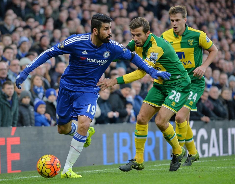 Costa goal downs Norwich to rekindle Chelsea hope of resurgence