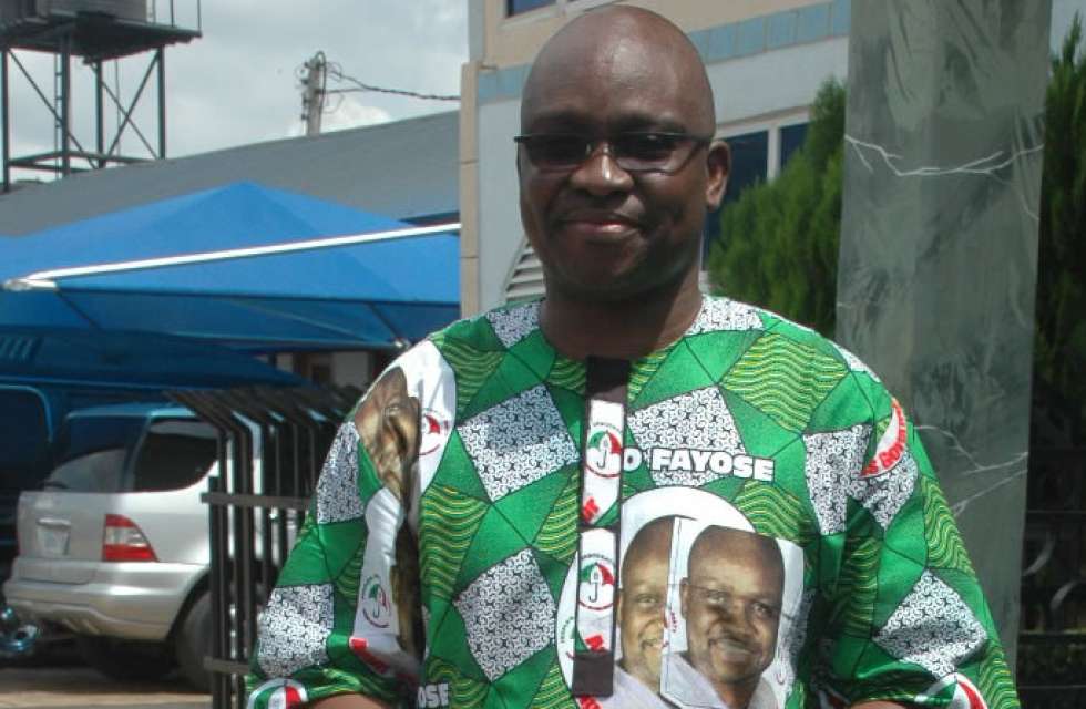 Fayose knocks APC, Buhari over Tribunal ruling on Taraba governorship election