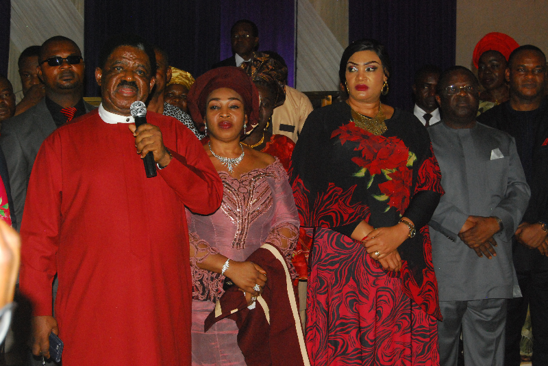 Photo news: Ebonyi leaders celebrate with Senator Sam Egwu