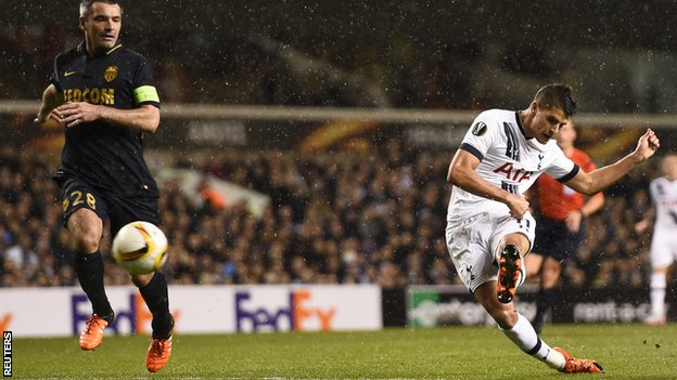 Tottenham hammers Monaco 4-1