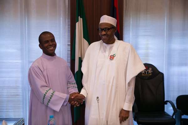 Some people are plotting to assassinate President Buhari: Father Mbaka