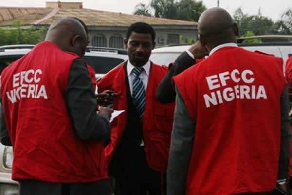 EFCC detains former Gover of Adamawa Ngillari, after grilling Hassan Adamu