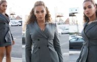 Beyonce, Jay Z walk hand-in-hand in matching power suits