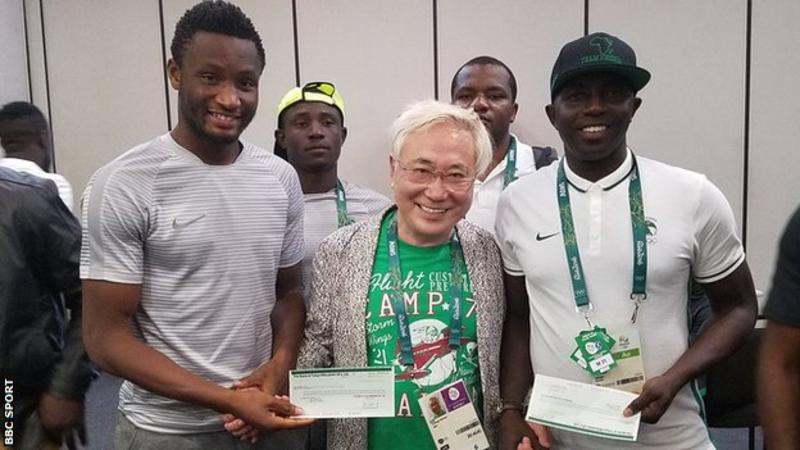 Unbelievable! Japanese fan of Nigeria Olympic football team splash ‘$390,000 gift' on team