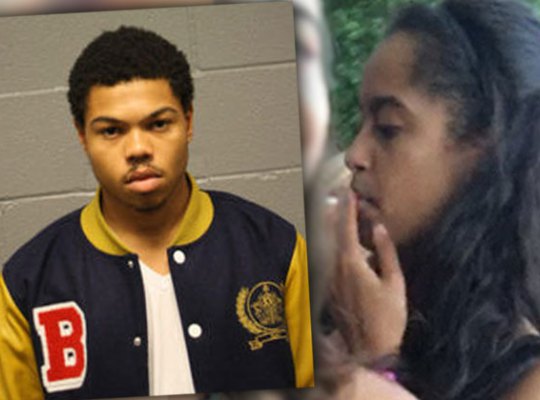 Rapper who hung out with Malia Obama during pot-smoking scandal is busted!