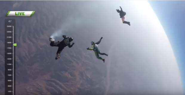 US skydiver becomes first person to jump from plane and land without parachute