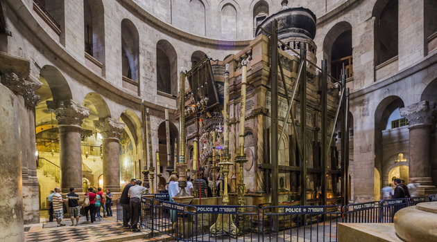 Jesus Christ's ‘burial slab’  uncovered for first time in centuries