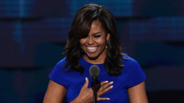 Parent wants a Michelle Obama biography pulled from schools because  it makes white girls feel 'ashamed'