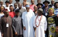 Niger Delta leaders meet with Buhari,  want army out and oil firms to relocate to region