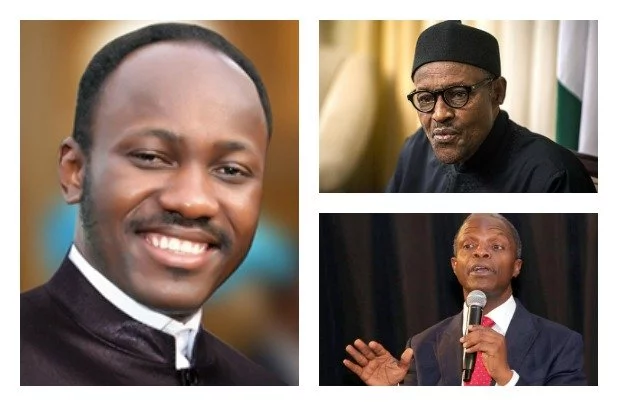 Apostle Suleman releases fearful prophesies about Buhari, Osinbajo, other leaders