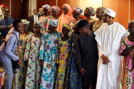Freed Chibok girls and families celebrate return home for Christmas