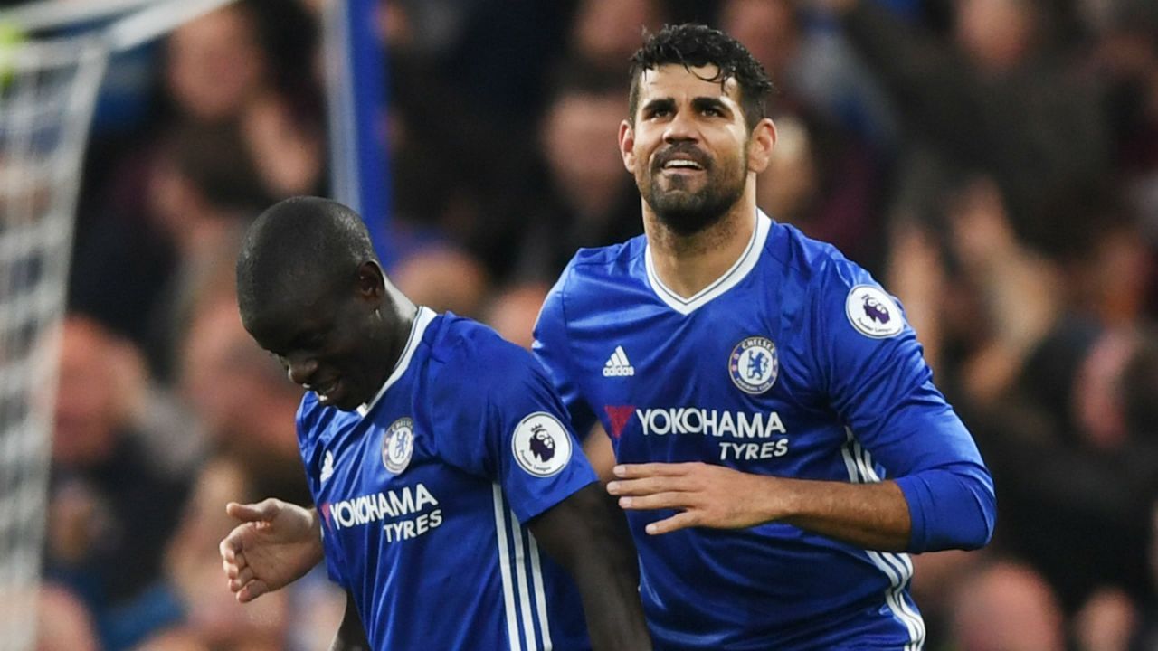 Chelsea coach Conte considers replacement for suspended Costa, Kante