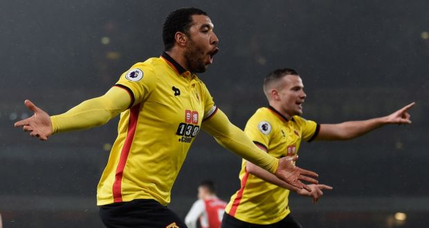 Arsenal’s title hopes all but gone after shock 1-2 defeat  by Watford