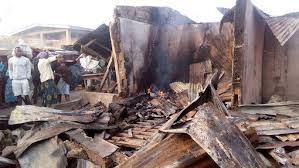 Five persons burnt to death as lunatic sets family house ablaze