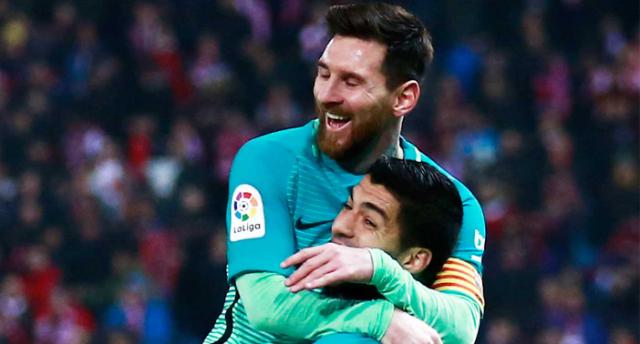 Copa del Rey semifinal: Messi, Suarez score stupendous goals give Barcelona lead over Atletico Madrid