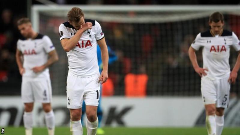 Gent knocks  Tottenham Hotspur out of Europa league campaign at Wembley