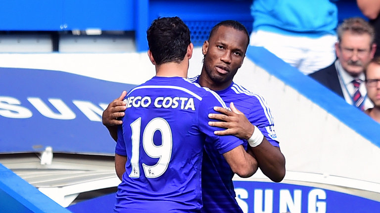 Didier Drogba the inspiration behind my success at Chelsea: Diego Costa