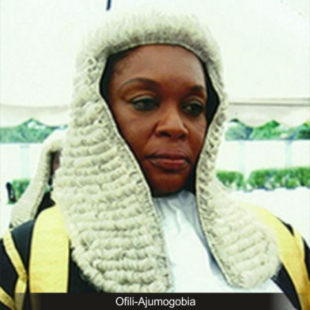 Justice Ofili-Ajumogobia questions court's jurisdiction to try her corruption case
