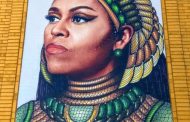 Artist creates  mural of Michelle Obama and nobody's happy