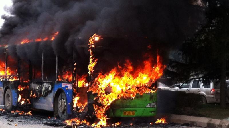 36 passengers burnt beyond recognition as 2 buses collide on Lagos-Ibadan highway