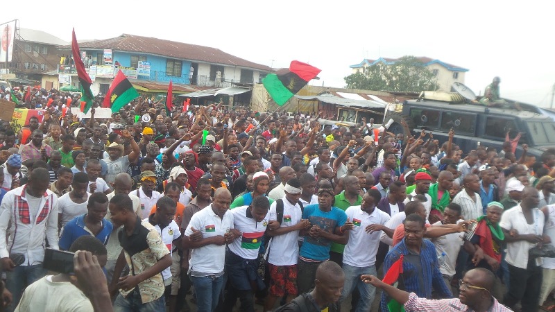 We have commenced printing of 40 million ballot papers for a referendum in the Southeast:  IPOB