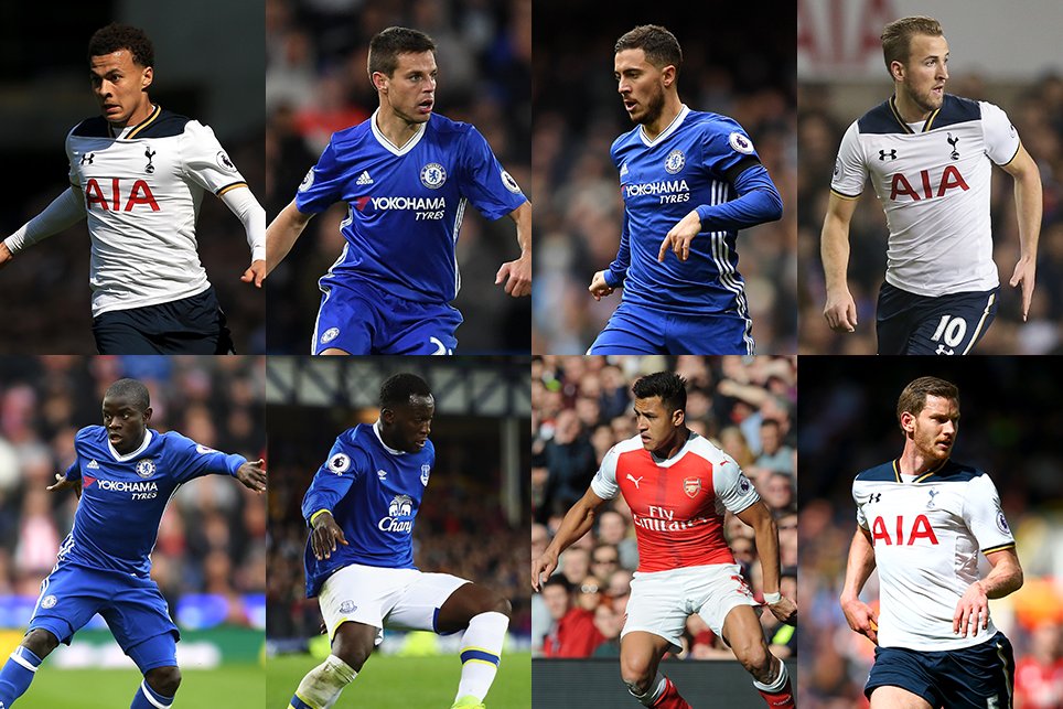 Chelsea's N'Golo Kante, Eden Hazard lead eight nominees for PL player of the season award