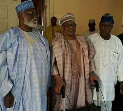 Buhari's health: Obasanjo, IBB, Abdusalam meet in Minna