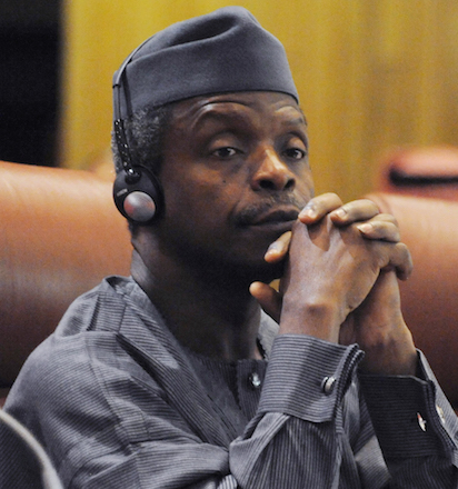 Osinbajo signs new laws that would compel banks to accept movable assets as collateral