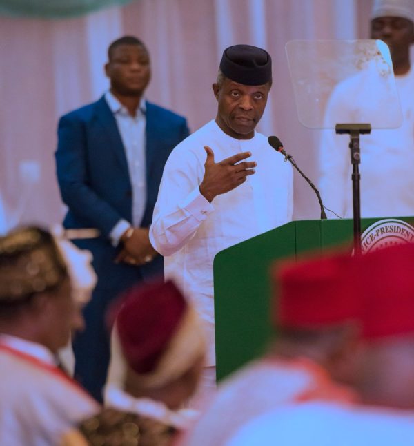 Govt will use the “full force of the law” to stop the nation becoming divided: Osinbajo
