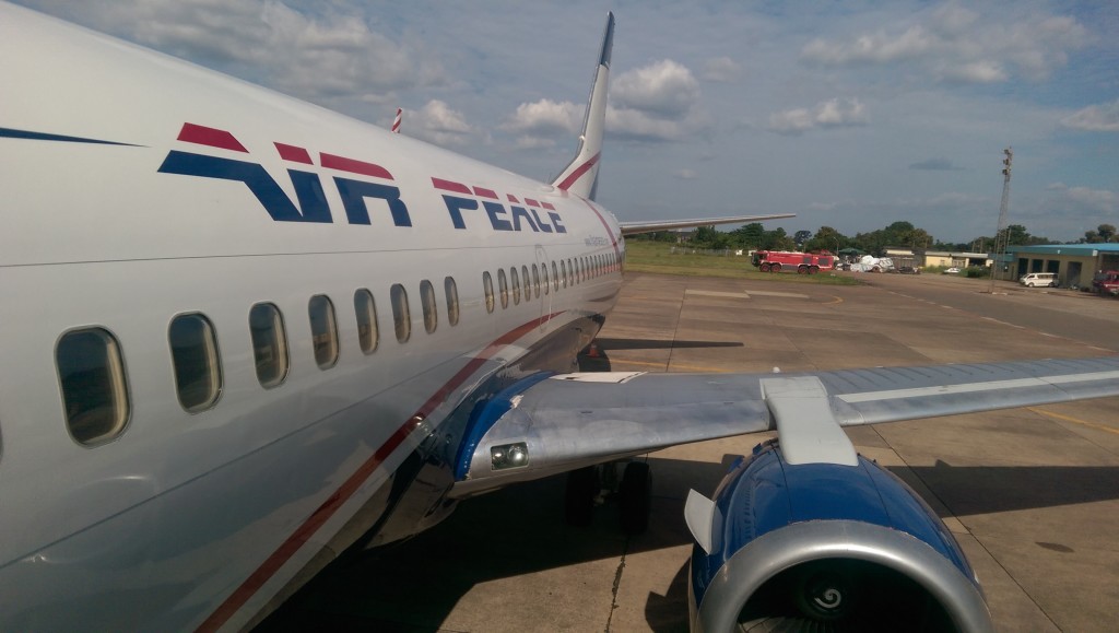 Air Peace plane overshoots the runway in Port Harcourt Airport
