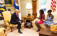 Chibok schoolgirls in White House, read letter to Donald Trump