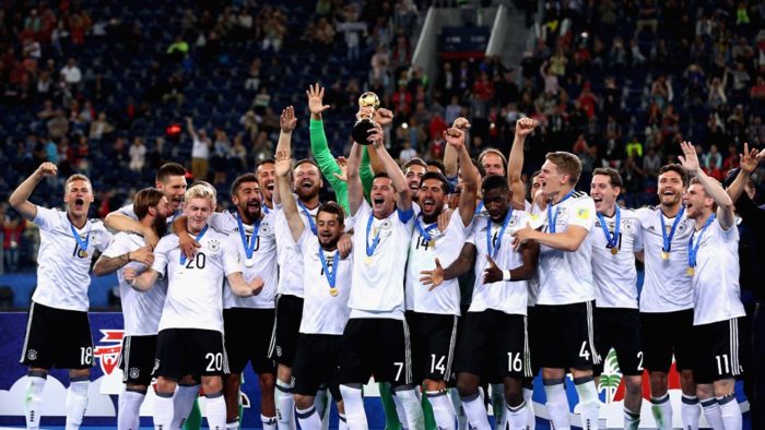 Germany beat Chile to win first Confederations Cup trophy