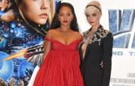 Rihanna knows you're not looking at her dress: 'Eyes up here'